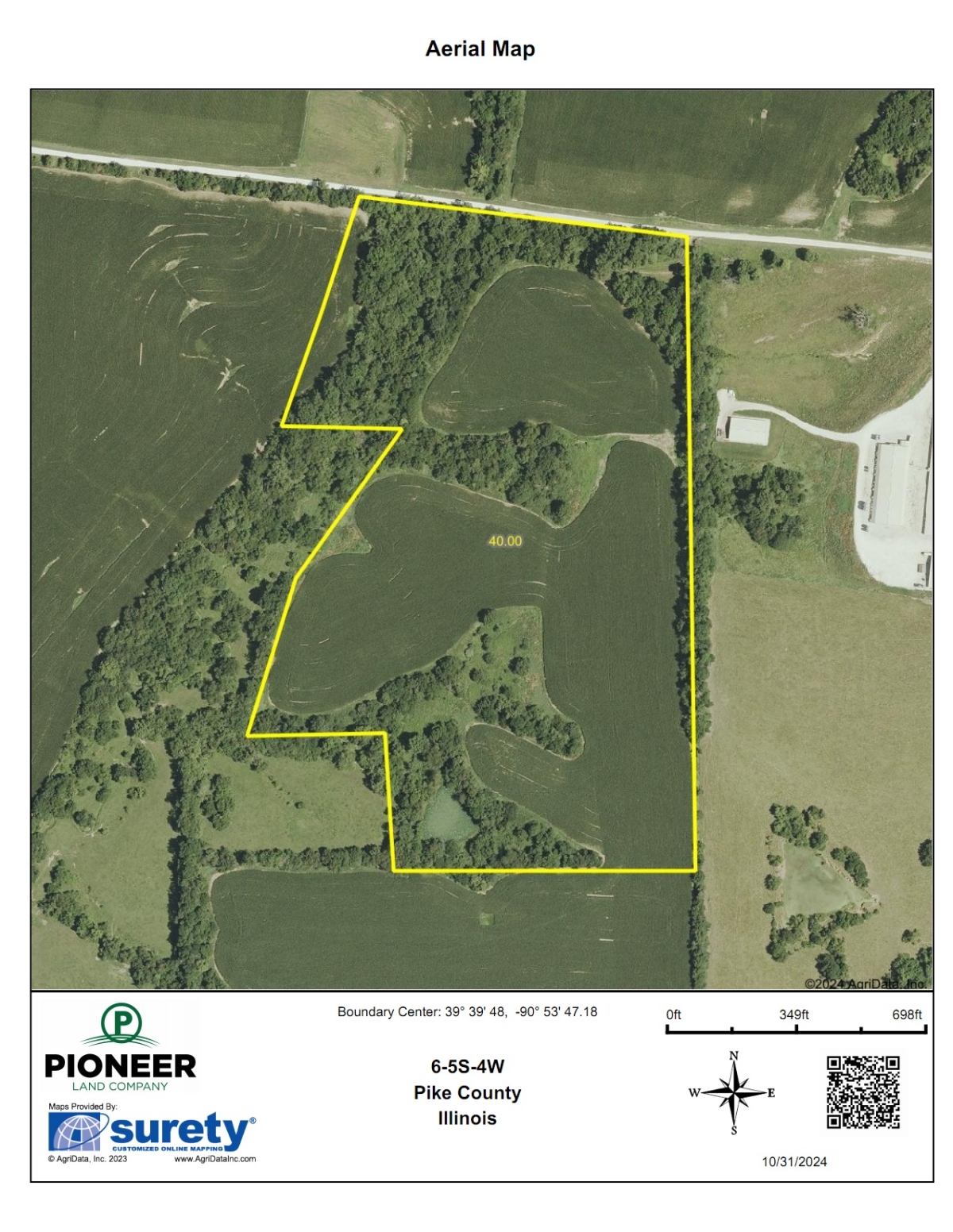 40 Acres For Sale In Pike County, Illinois